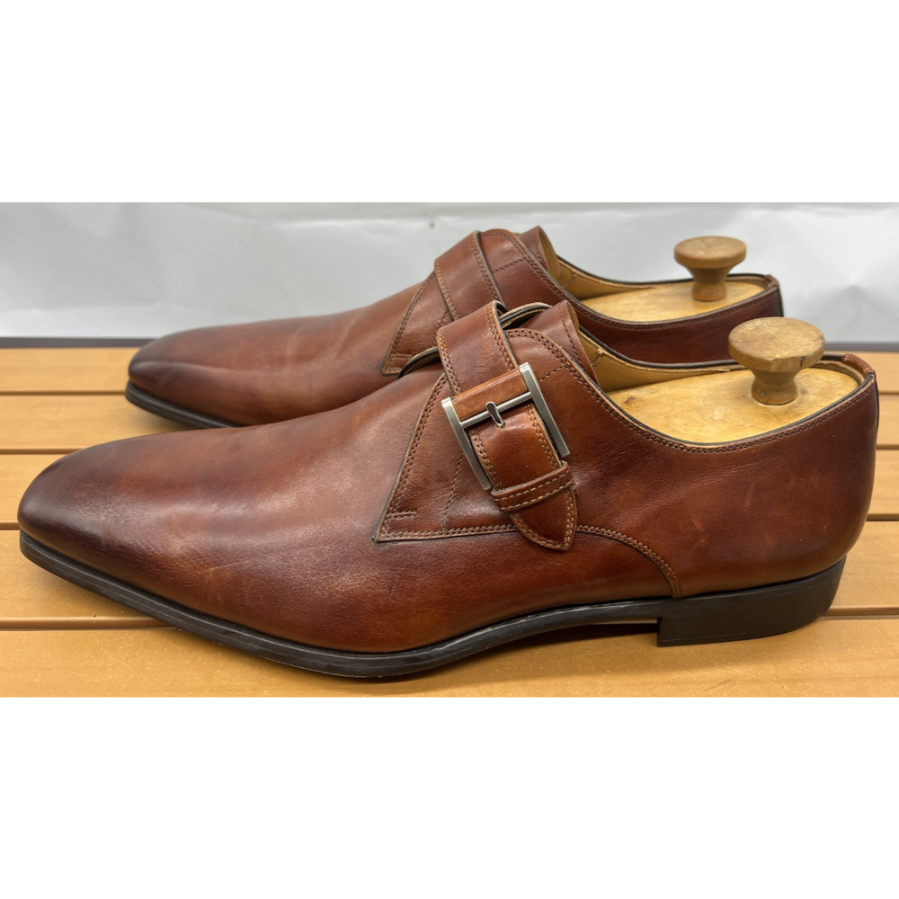 MAGNANNI Monk Strap Loafers Mens Size 10.5 - Picture 5 of 13